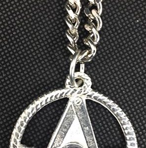 Masonic Necklace Pewter