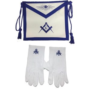 Master Mason Apron & Glove Gift Set
