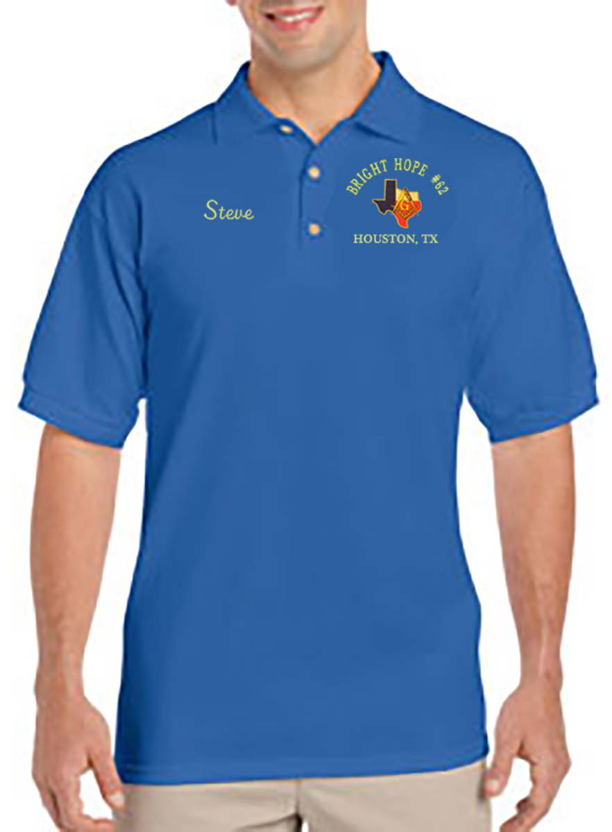 Texas Masonic Jersey Blue Lodge Sport Shirt - 3X-Large