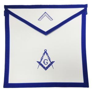 Texas Officer Or Past Master Apron - Regulation - Individual - Cord & Tassel, 1 Line, Jr Deacon